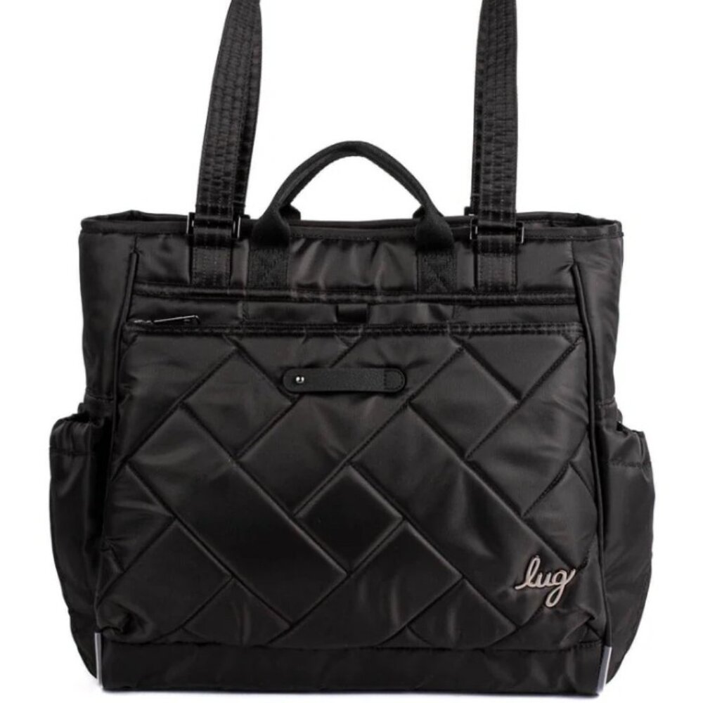 LUG Cabby SE Tote Bag - BRUSHED BLACK - EUC